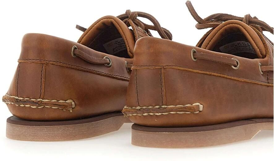 Timberland Authentic Classic Boat Shoe Leather Beige Loafers - Foto 4