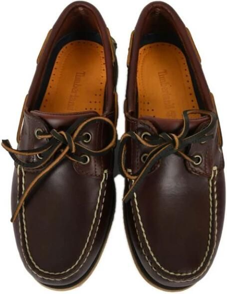 TIMBERLAND Mocassins Heren Classic Boat Heren Maat: 42 Materiaal: Leer Kleur: Bruin - Foto 3