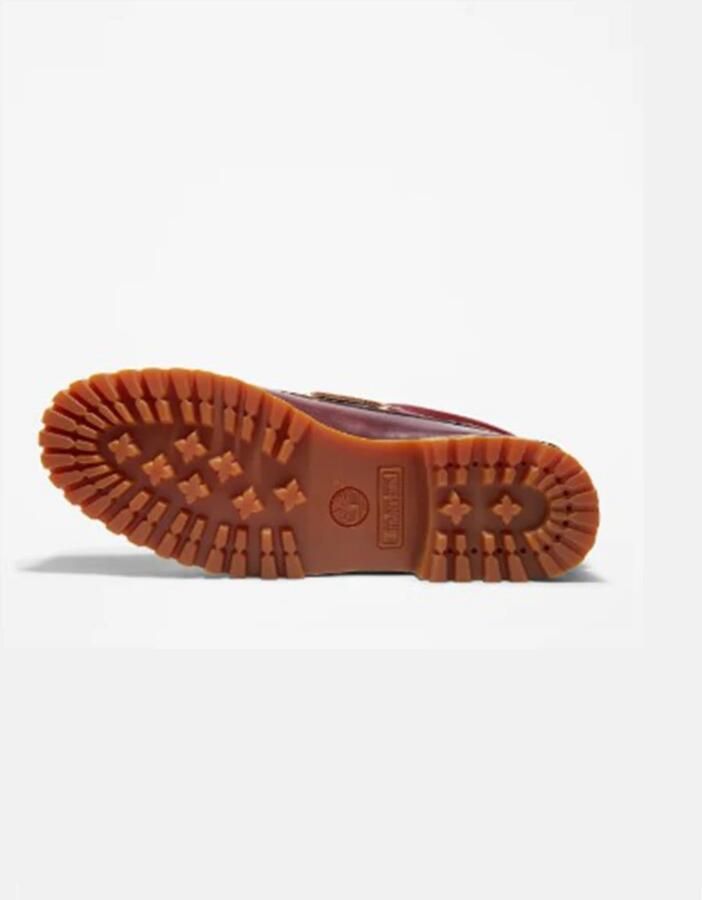 Timberland Authentic 3-Eye Lug Handsewn boat shoe​ Rood- Heren Rood - Foto 6
