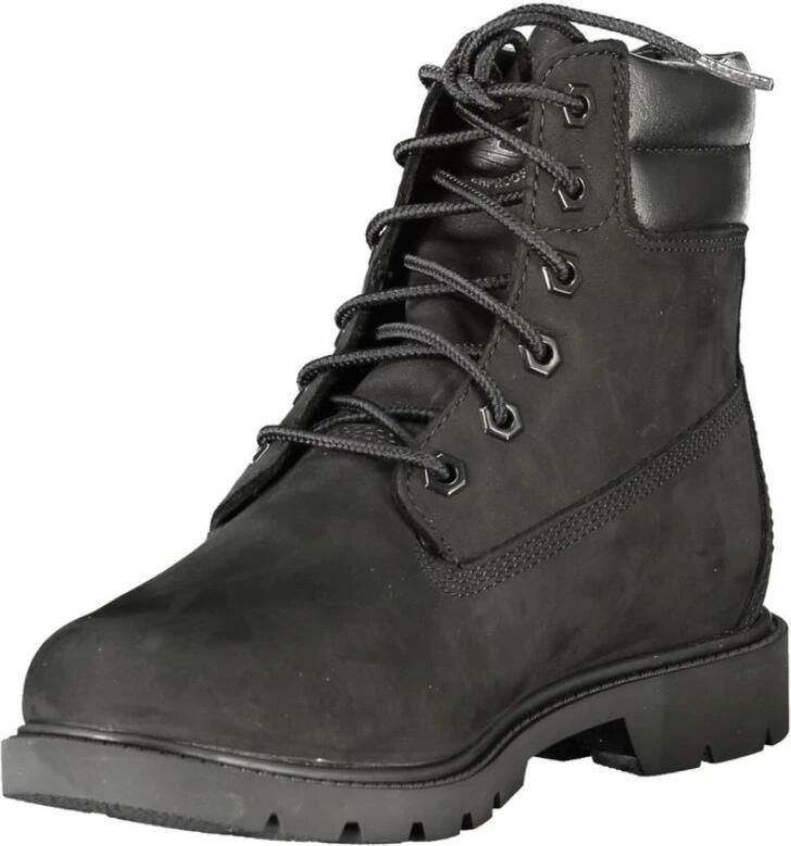 Timberland Linden Woods 6 Inch Lace Up Veterboots Dames Zwart