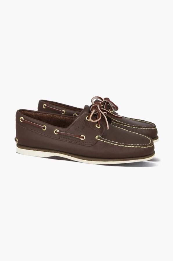 Timberland Men'S 2 Eye Boat Shoe Heren Bootschoenen Brown - Foto 4