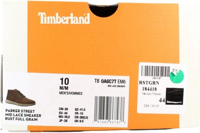 Timberland Veterschoenen PARKER STREETMID LACE UP SNEAKER Winterlaarzen veterschoenen winterschoenen - Foto 11