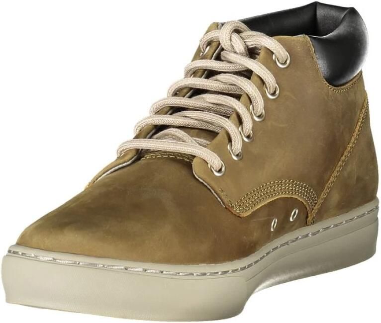 Timberland Groene Avontuurlijke Sneaker met Contrastdetails