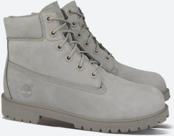 Timberland 6 In Premium Wp Boot (gs) Boots Schoenen medium grey nubuck maat: 38 beschikbare maaten:36 37 38 39