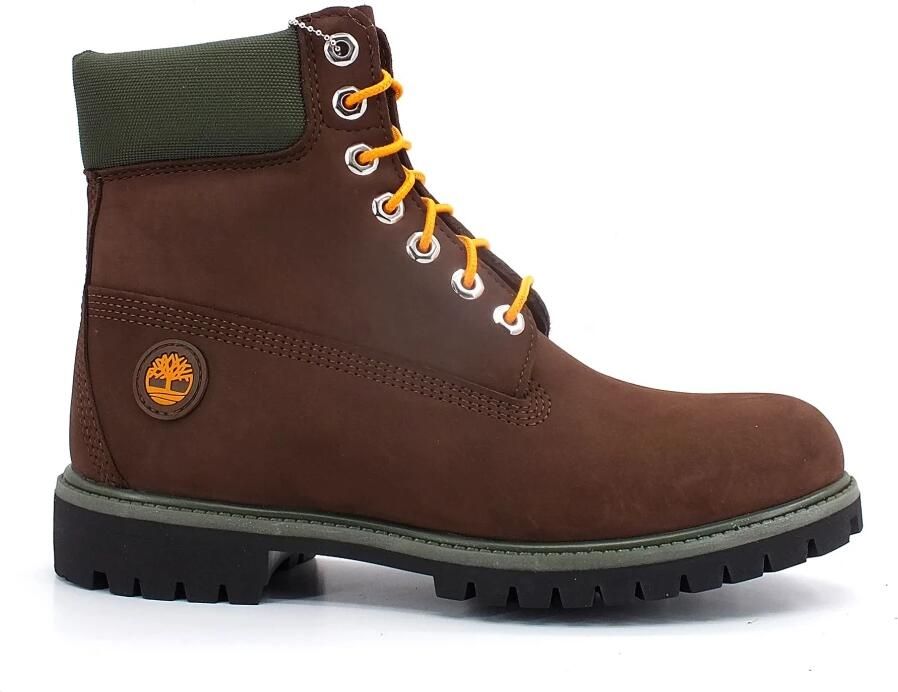 Timberland 6" Premium Boot Boots Schoenen dark brown nubuck lux maat: 43 beschikbare maaten:43 44 - Foto 2