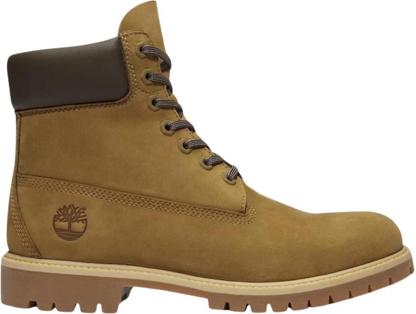 Timberland Laarzen Premium 6-Inch Waterproof BOOTS NUBUCK OLIVE BROWN