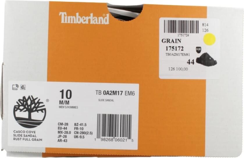 Timberland Casco Cove Slide Sandalen Oranje 1 2 Man - Foto 8