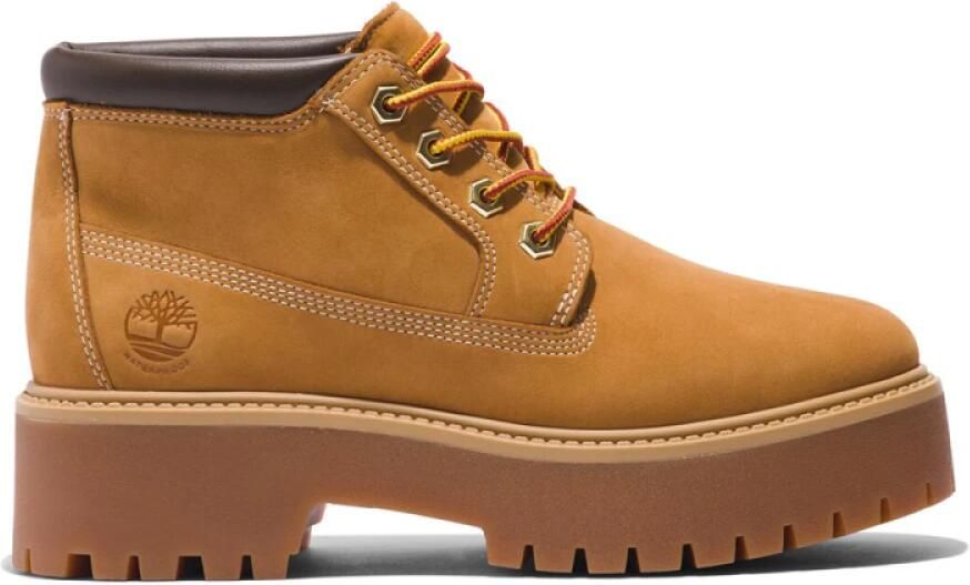 Timberland Nellie Stone Street Boots Dames Bruin- Dames Bruin