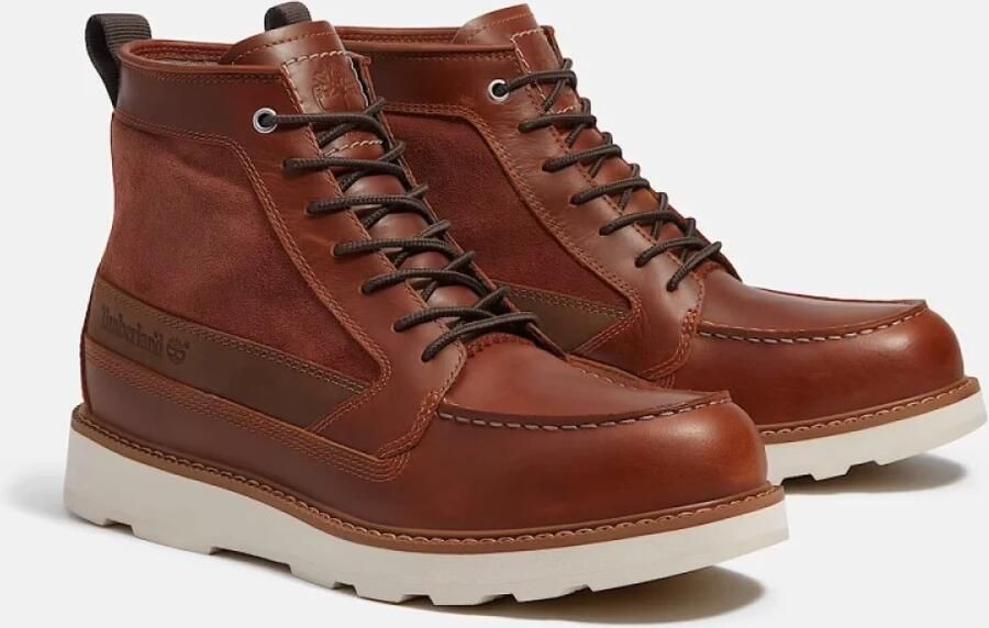 Timberland Britton Mills Mid Lace Up Waterproof Boot Hoge schoenen rood