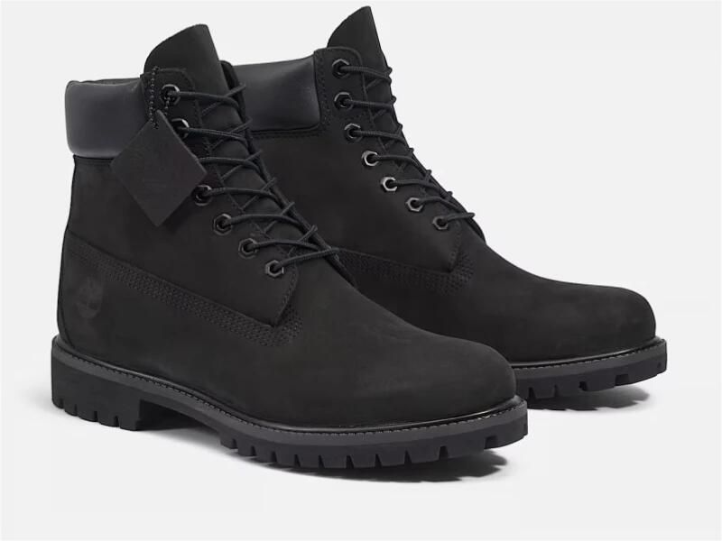 Timberland 6inch Premium Boot M Veterboots Laarzen Met Veters Heren Zwart - Foto 4