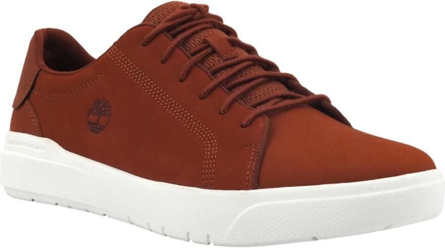 Timberland Rode Sneakers Seneca Bay Geïnspireerd door de buitenlucht Red Heren