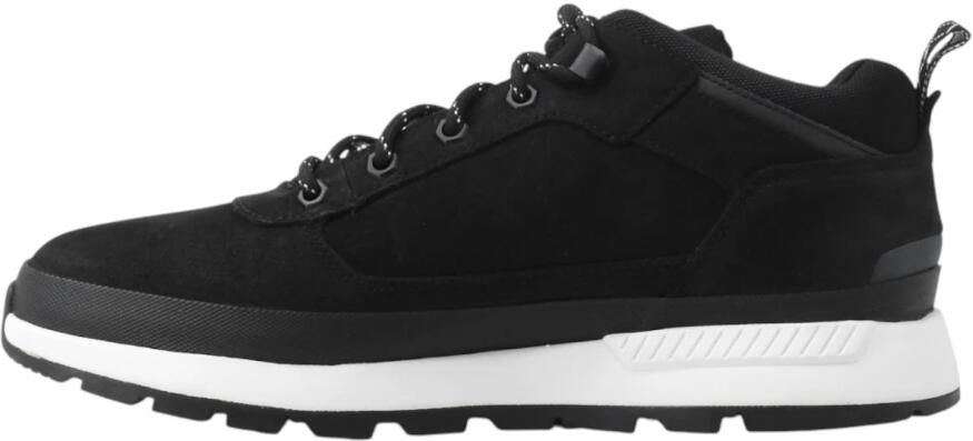 Timberland Zwarte Sneakers Veterschoenen Leren Schoenen Black Heren
