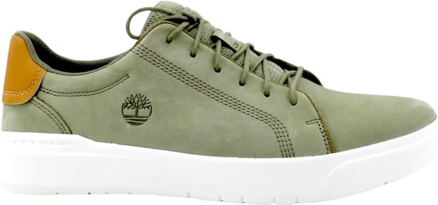 TIMBERLAND Lage Sneakers Heren Seneca Bay Low Maat: 41 Materiaal: Leer Kleur: Groen - Foto 8