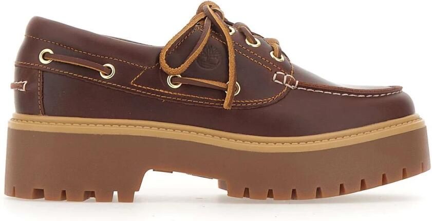 Timberland Leather Lace-Up Slip-On Shoes Wo Bordeaux Lace Up Shoes - Foto 3