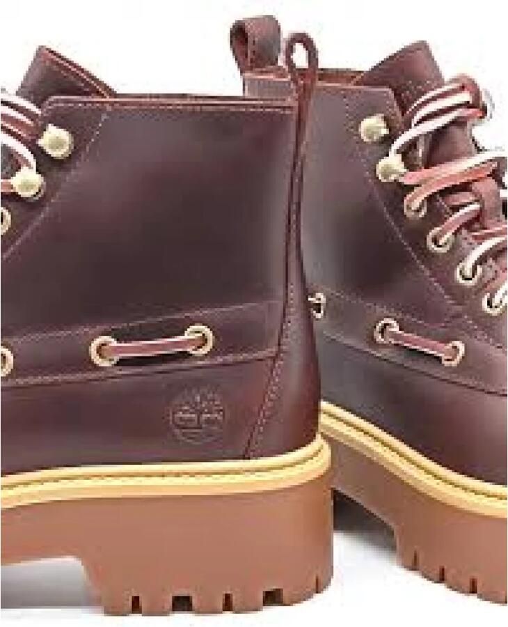 TIMBERLAND Veterlaarzen 'TB0A27YZEIW1 STONE STREET MID LACE UP BOOT BURGUNDY FULL GRAIN' bourgogne - Foto 4