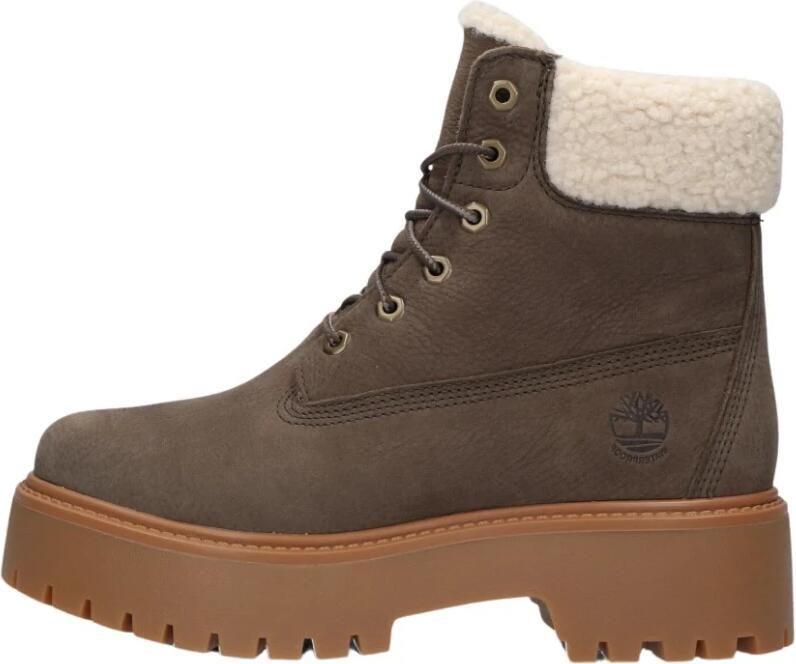 TIMBERLAND Bruine Boots Stone Street Mid Warm Lined Waterproof - Foto 6