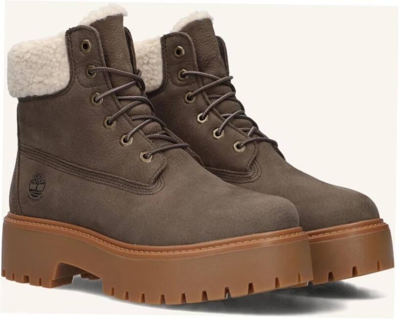 TIMBERLAND Bruine Boots Stone Street Mid Warm Lined Waterproof