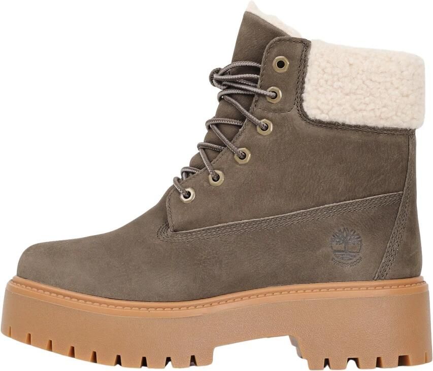 TIMBERLAND Bruine Boots Stone Street Mid Warm Lined Waterproof - Foto 6