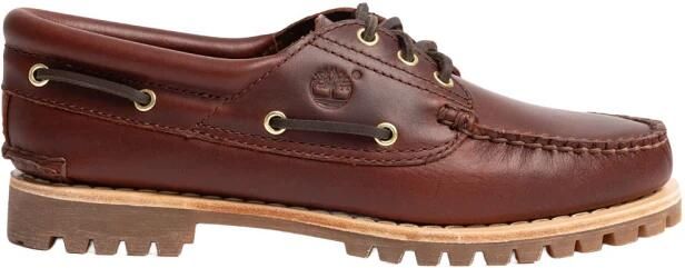 TIMBERLAND Lage schoen 'TB0A19VAD571 Authentic BOAT SHOE ROOTBEER' bruin