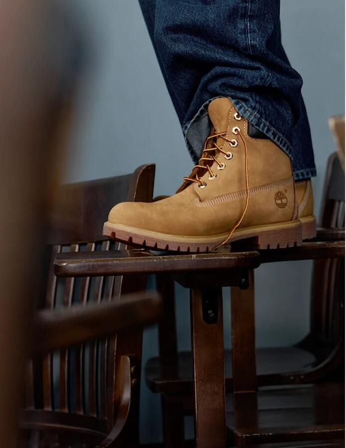 TIMBERLAND Boots 'PREM 6 IN LACE WATERPROOF BPPT Medium TB112909' lichtbruin - Foto 9
