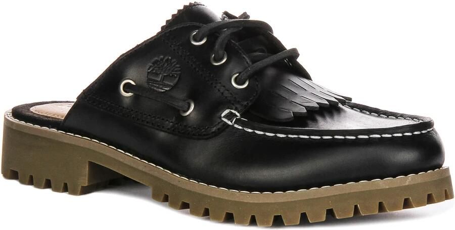 Timberland Zwarte leren muiltje bootschoenen - Foto 6