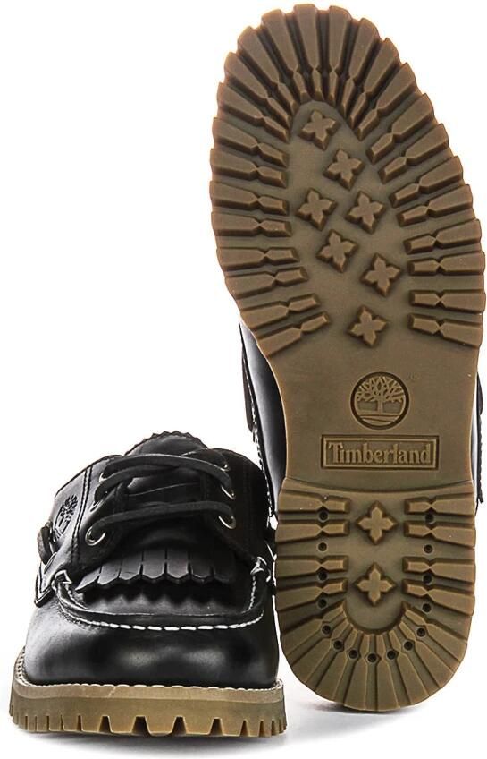 Timberland Zwarte leren muiltje bootschoenen - Foto 3