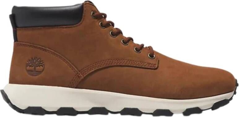 Timberland Winsor Park Leren Herensneakers Brown Heren