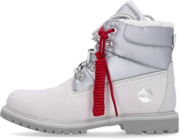 Timberland Witte Premium Puffer Boot voor Vrouwen Multicolor Dames