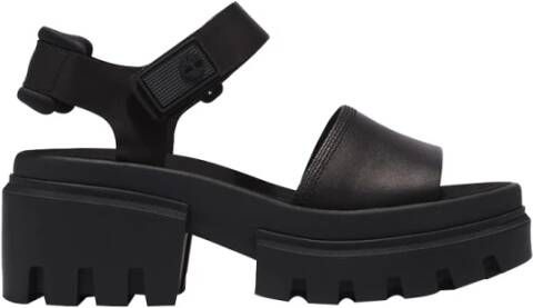 Timberland Zwarte Comfort Sandalen Black Dames
