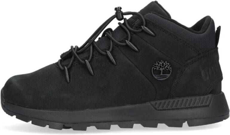 Timberland Zwarte Sprint Trekker Mid Kids Laarzen Black Heren