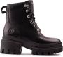 Timberland Zwarte veterschoenen met rubberen zool Black Dames - Thumbnail 1