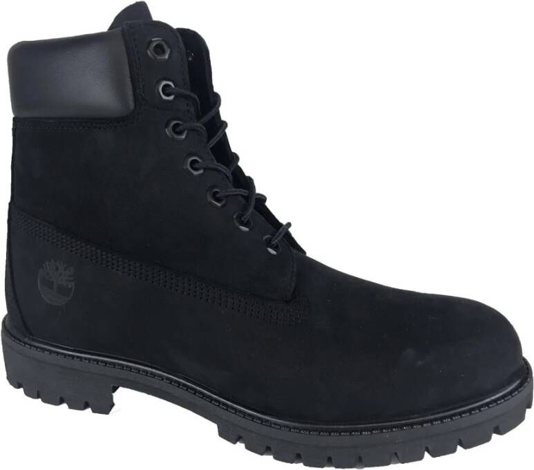 Timberland Zwarte Veterschoenen voor Mannen Black Heren