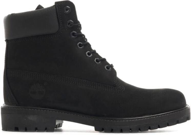 Timberland Zwarte Waterdichte Leren Laarzen Black Heren