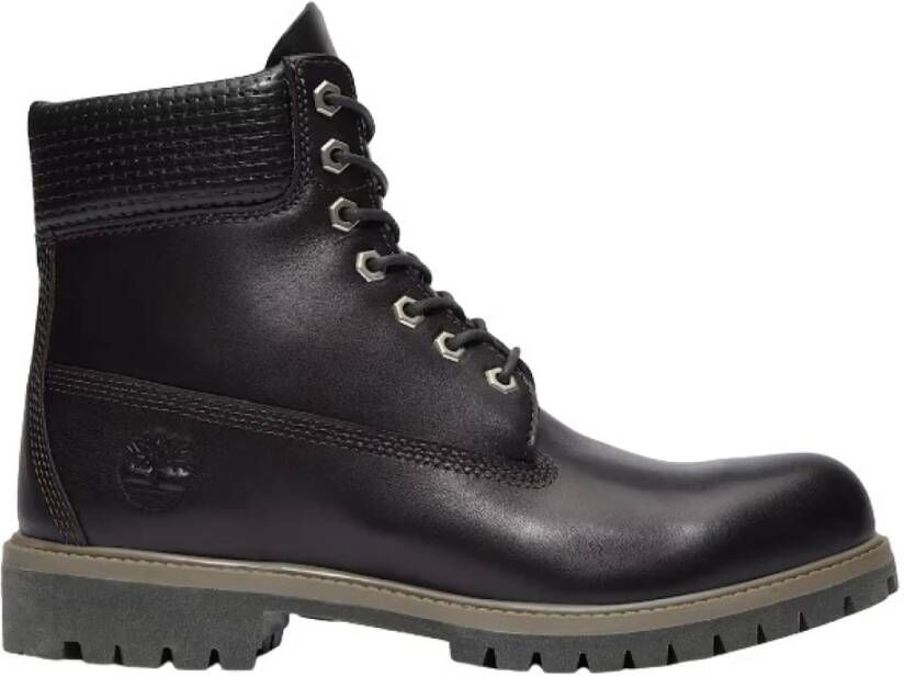 Timberland Zwarte Waterdichte Veterschoenen