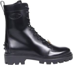 TOD'S 08J Booties in Zwart Dames