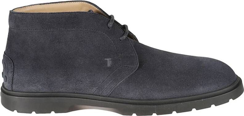 TOD'S 59K Ibrido Enkellaarzen Blauw Heren