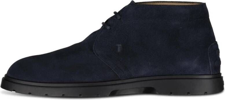 TOD'S Ankle Boots Blue Heren