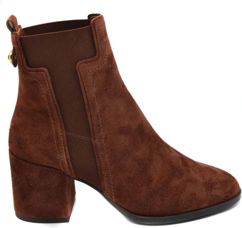 TOD'S Ankle Boots Brown Dames