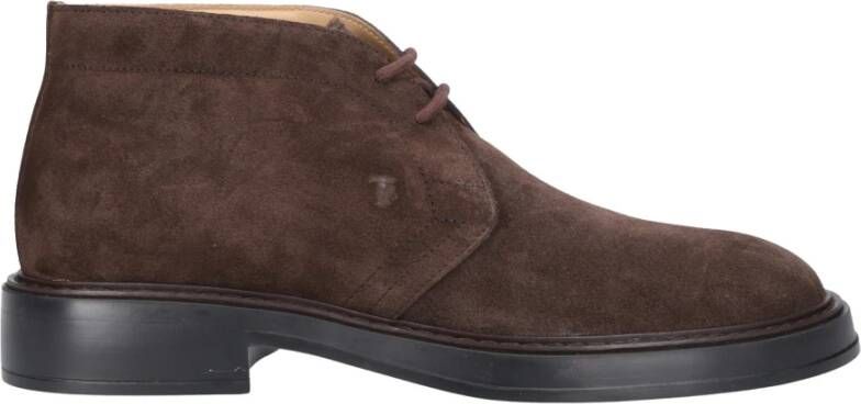 TOD'S Enkellaarzen M62C0 Suède Brown Heren