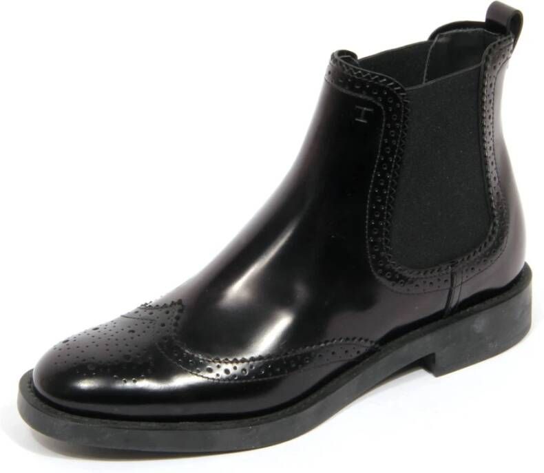 Tod's Beatles Chelsea Laarzen Elastisch Zwart