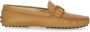 TOD'S Beige Leren Loafers voor Dames Beige Dames - Thumbnail 1