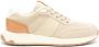 TOD'S Beige Nabuk Sneakers met Rubberen Zool Beige Heren - Thumbnail 1