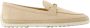 TOD'S Beige Raffia Loafer Slip-On Ronde Neus Beige Dames - Thumbnail 5