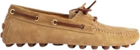 Tod's Beige Suède Boot Mocassins