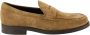 Tod's Beige Suède Instap Mocassins - Thumbnail 1