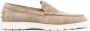 TOD'S Beige Suède Moccasin Sandalen Beige Heren - Thumbnail 1