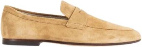 Tod's Beige Suède Penny Bar Loafers - Foto 2