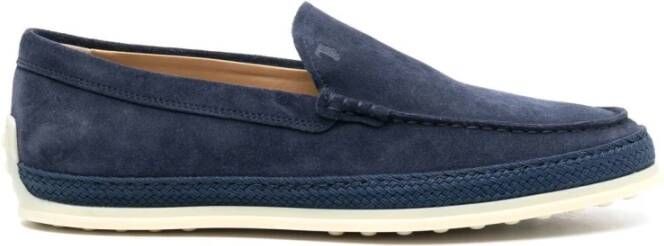 Tod's Blauwe A del Teen Instap Platte Schoenen
