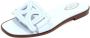 Tod's Blauwe leren slipper sandaal - Thumbnail 1