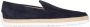 TOD'S Blauwe Leren Suède Espadrille Instappers Blue Heren - Thumbnail 3